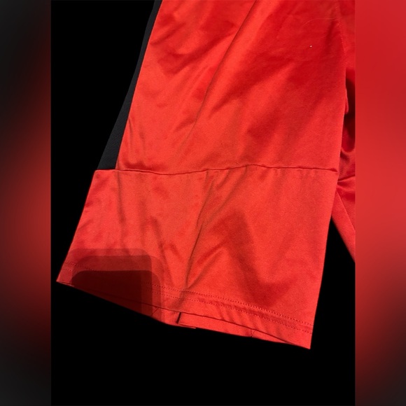 Red/black youth Puma elastic waist shorts (XL 18-20) side pockets Polyester - Picture 6 of 9